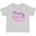 thumbnail image 3 of Inktastic Purple Happy Birthday Mom Boys or Girls Baby T-Shirt, 3 of 5