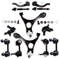thumbnail image 5 of ECCPP Control Arm Kit 2006-2011 for Honda Civic - Upper Control Arms Inner Tie Rod Ends Lower Ball Joints Outer Tie Rod Ends Front Rear Sway Bar End Links, 5 of 9
