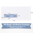 500#10 Single Window Security Envelopes, PANDRI NO.10 Security-Tinted ...
