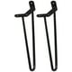 thumbnail image 1 of unbranded 2Ud Patas De Metal Negras Para Mesas Escritorio Y Muebles Con Alta Estabilidad, 1 of 8
