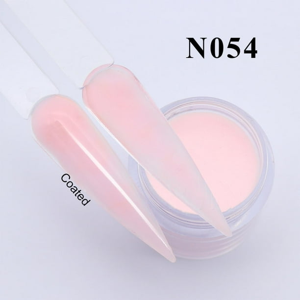 Fiudx Polvo de Cristal Nude, Arte de Uñas Acrílicas de Larga Duración, Mejora Versátil Del Tallado, Manicura Natural, Uso Profesional Diy, Elegancia Elegante y Segura.
