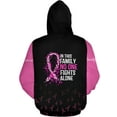 thumbnail image 5 of Personalized Breast Cancer Hoodie 3D, Pink Ribbon Awareness Sweatshirt, Survivor Pride Breast Cancer Zip Hoodie (T-shirt, 5XL), 5 of 7