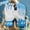 Drip White/Blue, variant on Easton Dub Walk-Off Ethos Youth Baseball Batting Gloves, Youth M