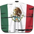 thumbnail image 3 of Mexico Flag Salon Barber Cape - Professional Hairdressing Waterproof Hair Cutting Cape With Adjustable Snap Closure-Haircut Apron For Hair Stylist And Home Use-55''X66'', 3 of 9
