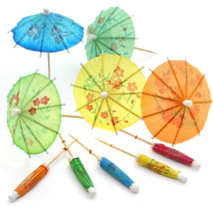 Royal Cocktail Parasols, Assorted Colors, 144 Ct