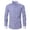 CF06_Navy, variant on Dwellite Mens Button Down Dress Shirts Long Sleeve Stretch Business Casual Wedding Dating Solid Color Shirt Black 3XL