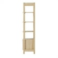 thumbnail image 5 of Walker Edison Transitional Narrow Bookshelf with Drawers, Coastal Oak, 5 of 18