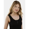 thumbnail image 4 of No Boundaries Henley Tank Top, Women’s, 4 of 6