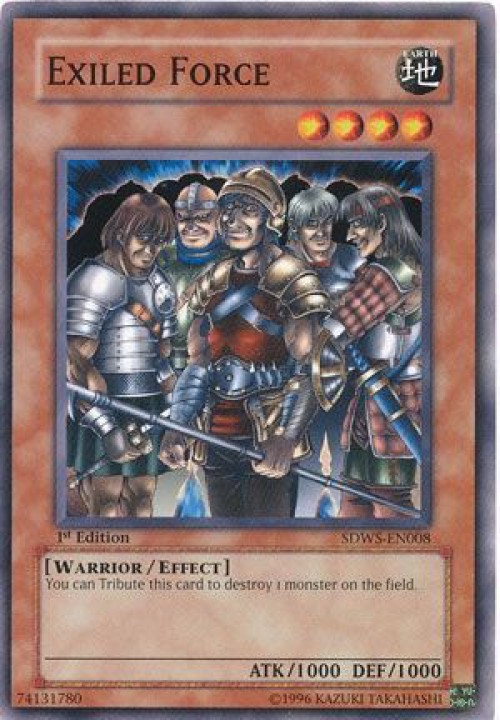 YuGiOh Structure Deck Warriors' Strike Exiled Force SDWSEN008