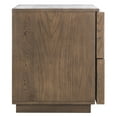 thumbnail image 6 of SAFAVIEH Couture Zeus Rustic Nightstand with 2 Drawers, Medium Oak, 6 of 12