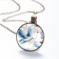 thumbnail image 6 of Peace Dove Necklace Personalized Custom Photo Round Pendant Adjustable Stainless Steel Necklaces with Gift Box for Men Women Mothers Valentine's Jewelry Gift, 6 of 6