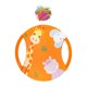thumbnail image 4 of Paddle Balls Game Suministros para fiestas portátiles Juego de interacción entre padres e hijos Habilidades motoras finas Animal colorido par Baoblaze Lanzar y atrapar pelotas, 4 of 8