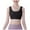 Black, variant on ZACPNCV Girls Soft Training Bras Seamless First Bra Girls Sports Bras Longline Crop Chest Double Lined Purple 12-13 Years
