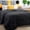 Black, variant on Lightweight Comforter Cooling Black, All Season Duvet Insert Breathable King Size Summer Bedding, Soft Microfiber Cool Down Alternative Quilt with Corner Tabs, 102x90 inch