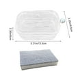 thumbnail image 3 of kkbbma under $5 Soap Dish with Draining Layer, Shatterproof Travel Bar Soap Holder Case Container, Portable Travel Size Toiletries Essentials for Camping, Gym, Bathroom, 3 of 6