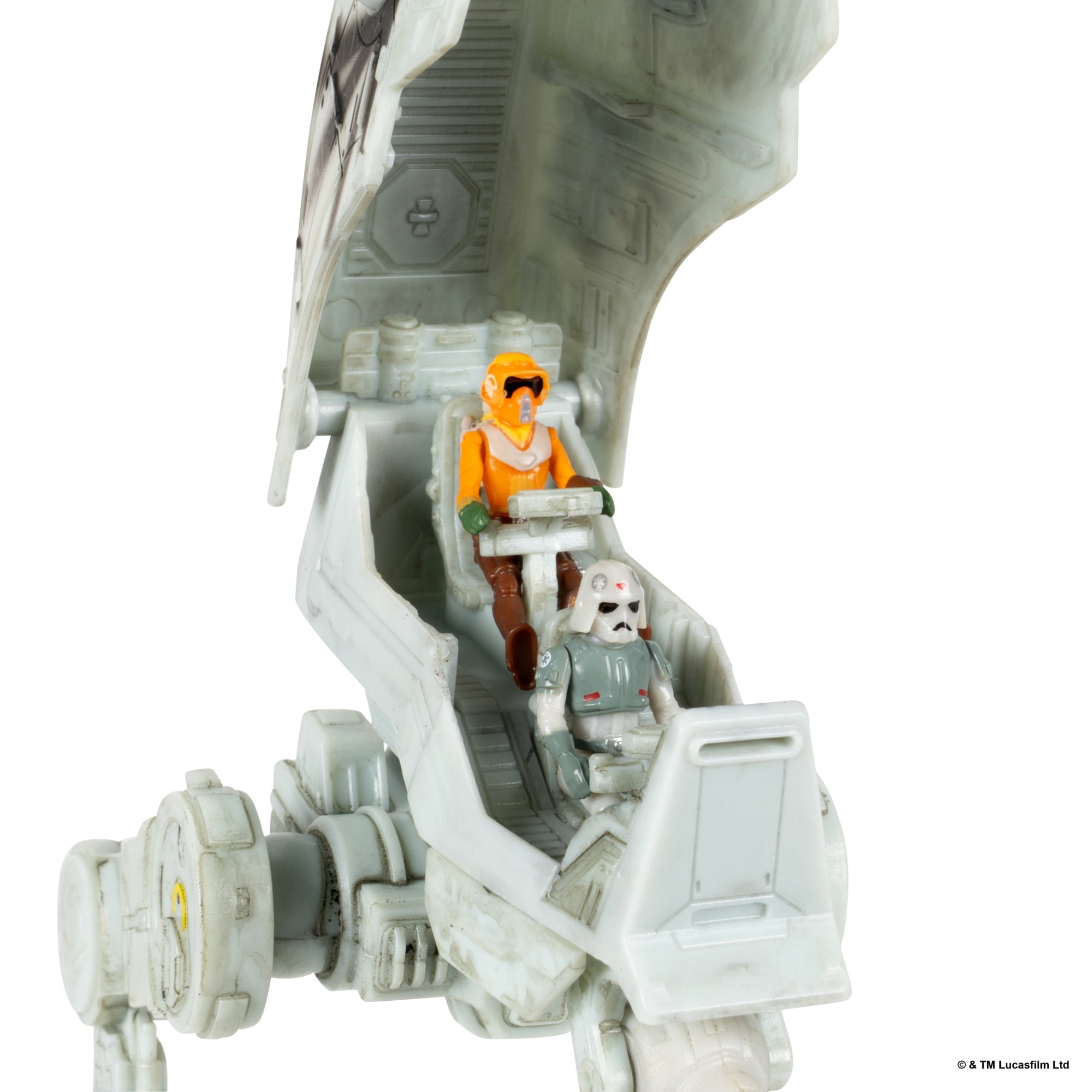 Star Wars™ Micro Galaxy Squadron AT-DP (Battle Damage) - 5-inch Vehicle with Articulated Legs and Two 1-Inch Micro Figure Accessories