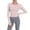 Pink, variant on ZHOGXU Athletic Yoga Top For Women Long Sleeve O Neck Slim Fit Shirt Outdoor Activities