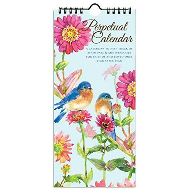Gina B Gail s Garden Birds and Flowers Perpetual Birthday and