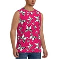 thumbnail image 2 of Kdxio Butterfly for Men's Muscle T-shirt,Sleeveless for Workout Running Athletic Gym Lounge Casual, 2 of 5