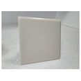 thumbnail image 6 of Beige Bone Almond Ceramic 4.25 in Bullnose Tile 4x4 Square Subway Trim Curved Edge Classic Color 006 Exlonjet 0135 9 pc 1 Sq Ft, 6 of 9