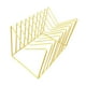 thumbnail image 2 of Organizador de archivos de escritorio, revistero, decoración, hierro, archivador multifuncional, Oro, 2 of 9