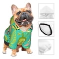 thumbnail image 3 of Balery Avocado Keep Calm Sudadera con Capucha para Perros Pequeños – Ropa para Mascotas, Disfraz para Perros y Gatos, Ideal para Fiestas y Cosplay-XX-Large, 3 of 7