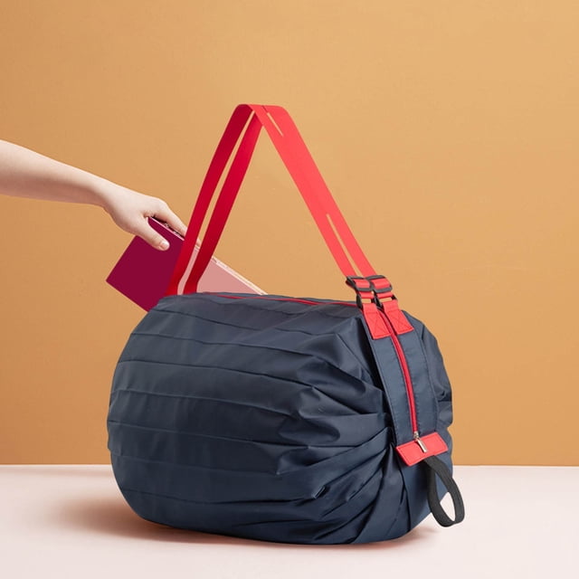 Xihbxyly Bolsa de Compras Plegable, Diseño de Gran Capacidad, Ligera, Portátil, Material de Nailon Reutilizable, Perfecta para Compras, Viajes y Actividades Al Aire Libre, Tamaño 40 X 40 Cm.