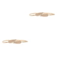 thumbnail image 3 of Transemion Ceinture Élastique Délicate Styleple Universelle Métal Extensible Manteau Multicolore pour Femmes Robes 65cm/or 2Set, 3 of 6