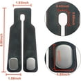 thumbnail image 6 of Car Seat Hooks for Headrest, Double Headrest Purse Hooks for Car, Car Back Seat Headrest Hooks for Handbags, Bags, Purses (Black - 2 Pack), 6 of 6