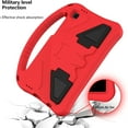 thumbnail image 6 of SaniMore Kiddie Series Case for Samsung Galaxy Tab A7 Lite 8.7" 2021 Model T220/T225 Cover with Screen Protector, Shockproof Lightweight Handle Stand Kids Friendly Protective Cases, Red, 6 of 8