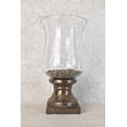 thumbnail image 1 of Stone Ware And Hurricane Lamp Shaped Candle Holder, 1 of 1