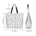 thumbnail image 4 of Wukai Milk Tea Print Reusable Grocery Bag Shopping Bags Shopping Handle Bag Suitable for Outdoor Convenient Daily Bag, 4 of 7