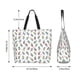 thumbnail image 5 of Disketp Milk Tea Bolsa Tote Estampada para Mujer, Bolso de Hombro y de Mano para Compras y Viajes, 5 of 8