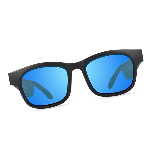 Gafas de sol inalámbricas inteligentes Cateissary con Bluetooth para ciclismo al aire libre color plata