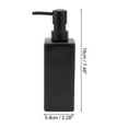 thumbnail image 4 of Unique Bargains 1 Pc Classic Square Soap Pump Dispenser for Laundry Rooms Hotels 350ml Black, 4 of 6