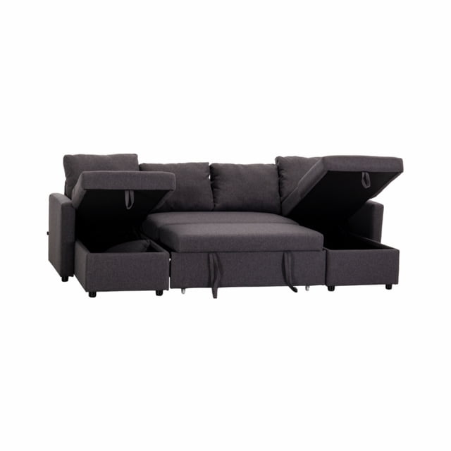Sofá Cama Easy Living Duomo Gris Oscuro