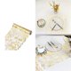 thumbnail image 2 of Camino de Mesa de 4 Piezas, Rollo de Cinta de Tul de Poliéster Brillante con Lámina Dorada, Decoración de Navidad para Bodas Y Fiestas de Cumpleaños, 2 of 5