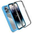 thumbnail image 3 of Elegant Choise for iPhone 14 Pro Case with Built-in Back Protector Shockproof Phone Cover, Blue, 3 of 14