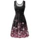 thumbnail image 4 of Vestidos Para Mujer Vestidos Casuales de Moda Comtable Sin Mangas Cuello Redondo Vestido Estampado Odeerbi ODB155518, 4 of 5