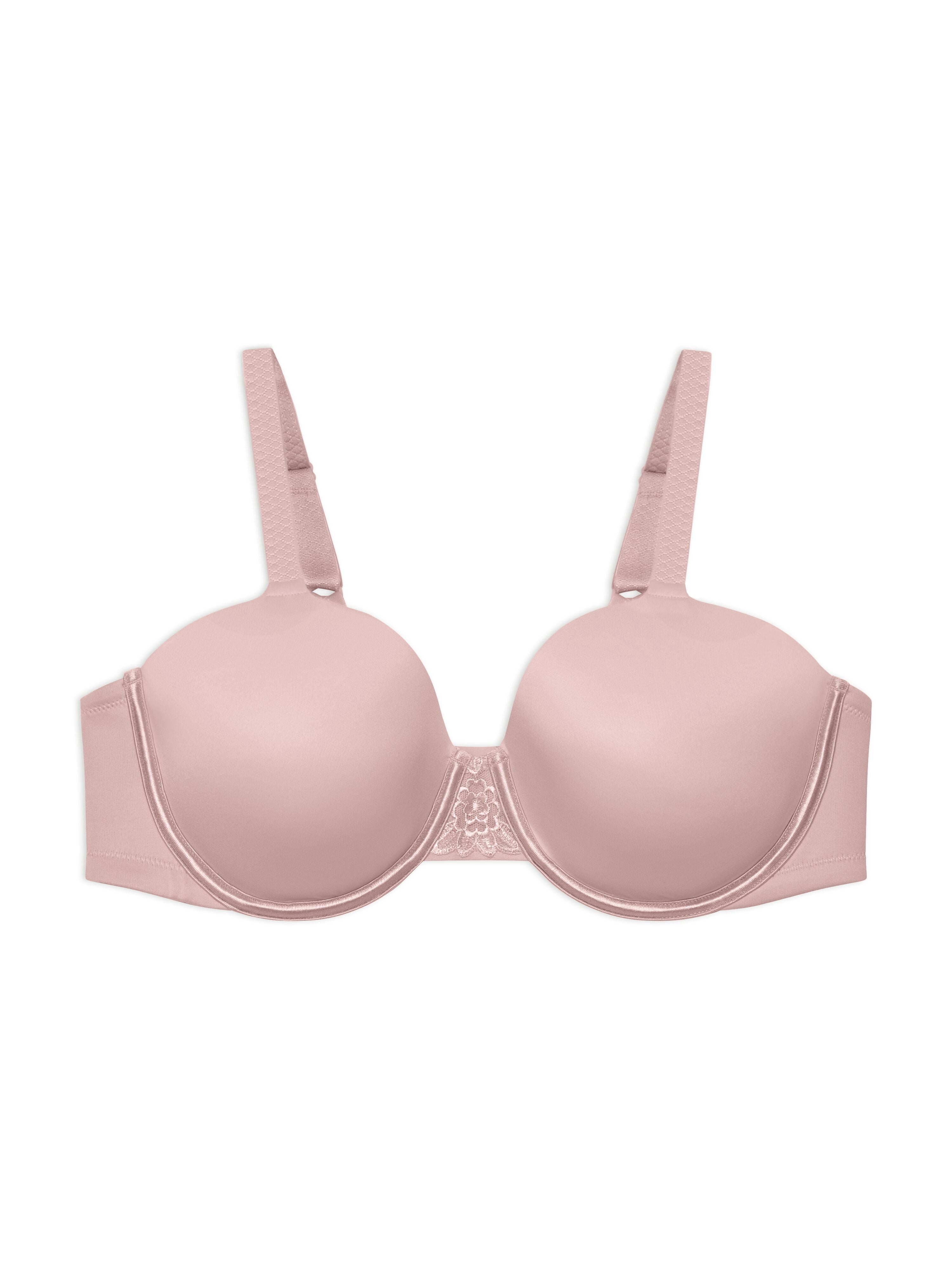 Vanity Fair Lingerie Women's Beauty Back Smoothing Underwire Bra, 4 Way Stretch Fabric, Lightly Lined Cups, Style 76380