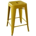 thumbnail image 3 of AmeriHome Loft Red 24" Metal Bar Stool, Gold, Set of 2, 3 of 3