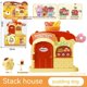 thumbnail image 1 of Sanrio-casa de juegos de Hello Kitty Kuromi para niños, juguetes de empalme apilables, vista de la calle, Cinnamoroll, adornos, regalo, 1 of 4
