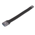 thumbnail image 2 of Adaptador USB3.0 a USB C 10Gbps 2.4Amps Metal portátil FPC USB3.0 hembra a USB C Cable de extensión hembra, 2 of 5
