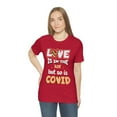 thumbnail image 3 of Love Is In The Air But So Is Covid Funny T-Shirt Cute Nurse Valentine Shirt, 3 of 6