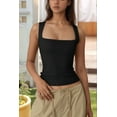 thumbnail image 5 of Women'S Square Neck Sleeveless Tank Tops, 5 of 7
