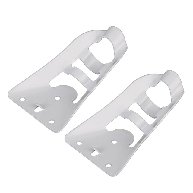 Miangastore windsock pole base Flag Pole Holder Stainless Steel 2Pcs Celebration Decor