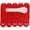 Red, variant on 1-100 Number Tags Plastic Numbered Marking Identification Hang Tags Luggage Labels ID Tag with Rings for Organized Coded Key Box Cabinet Plant Coding Tag (Black)