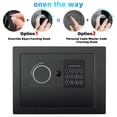 thumbnail image 4 of Dinero electrónico digital Safe CDC DIGI de 0,23 m³, acero negro, 4 of 7