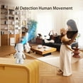 thumbnail image 4 of Robot Camera, Wifi 5MP Indoor Home Security Camera, Night Vision Two-way Audio Automatic Tracking Indoor Baby Monitor, 4 of 6