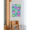 thumbnail image 4 of Marmont Hill "Pink Flowers" by Jill Lambert Painting Print on Wrapped Canvas, 4 of 5